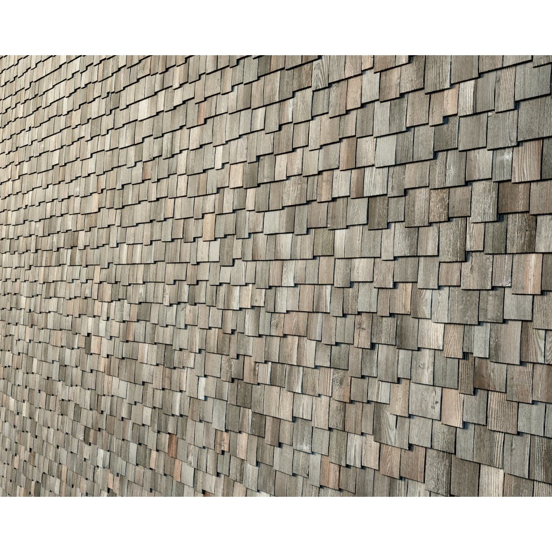 Wood Shingles 3D Model – Seamless PBR Textures, 8K Resolution - View 21