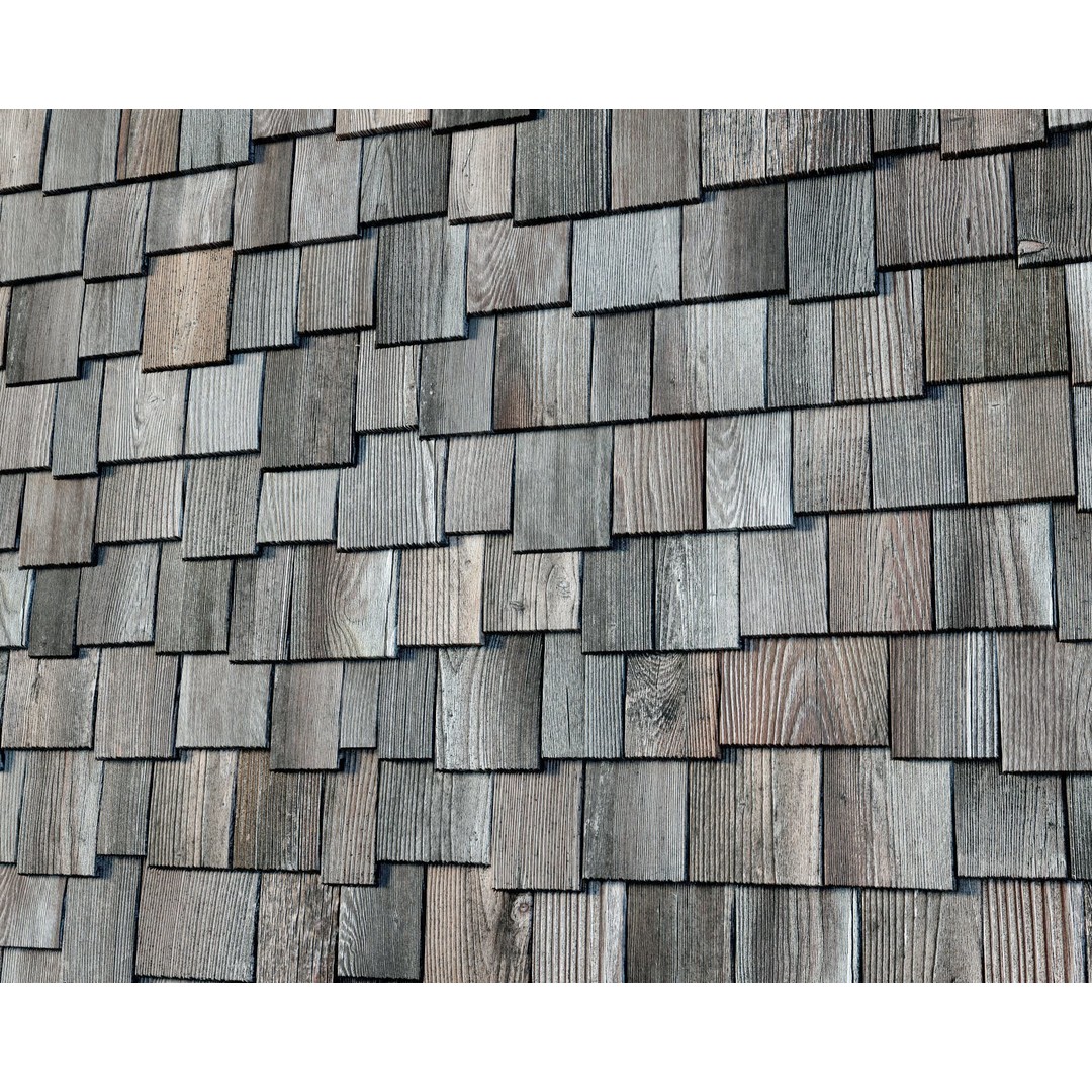 Wood Shingles 3D Model – Seamless PBR Textures, 8K Resolution - View 22