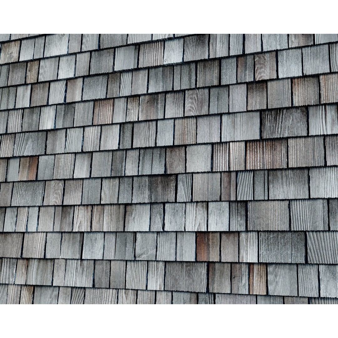 Wood Shingles 3D Model – Seamless PBR Textures, 8K Resolution - View 33