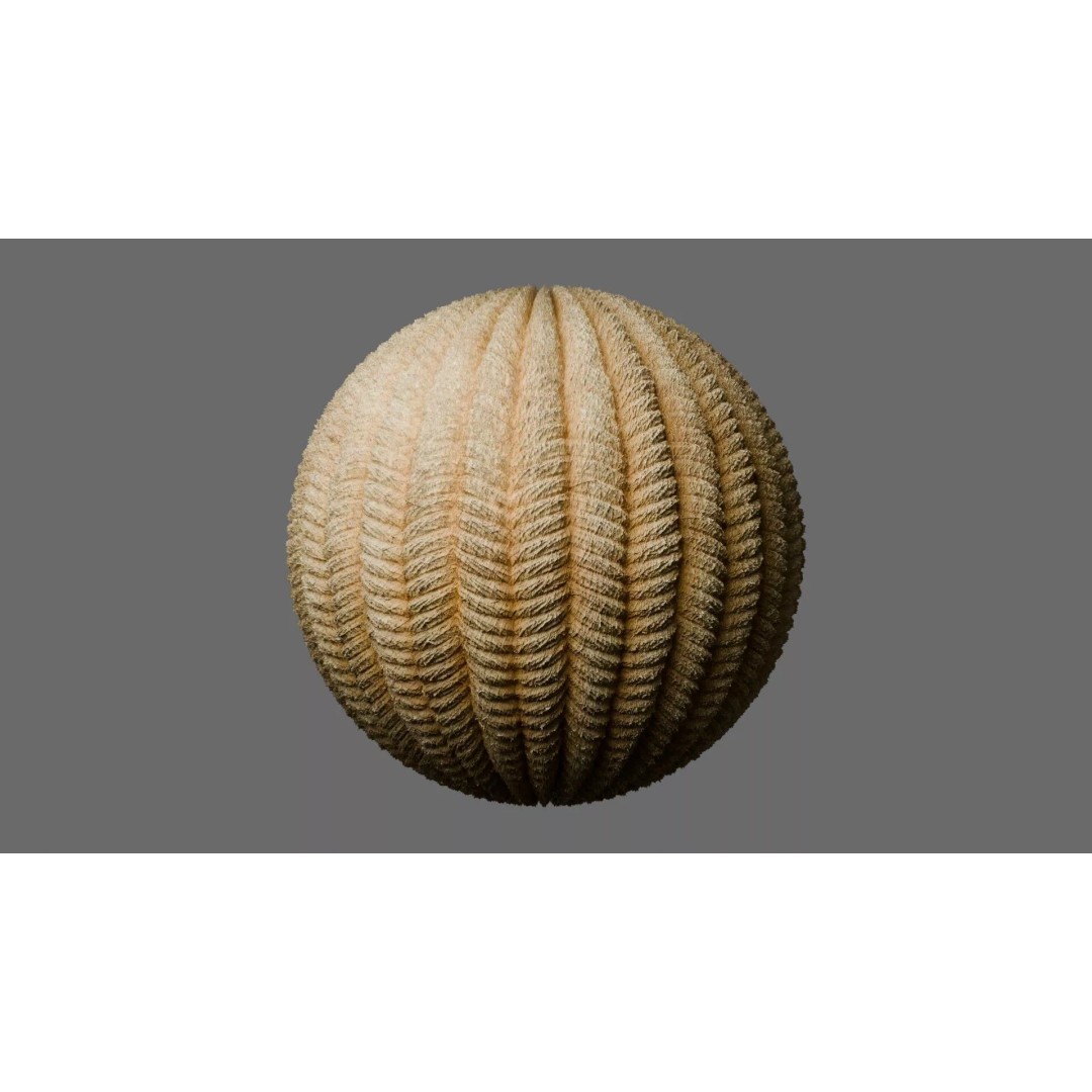 Rope 3D Model – Seamless PBR Texture, Game-Ready, FBX - View 2