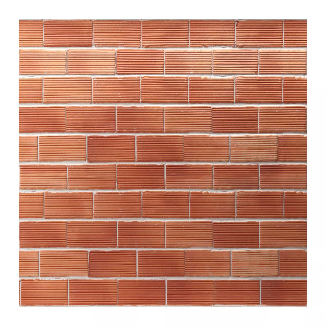 Block Wall Set 05 3D Model – Architectural Textures, PBR, FBX, OBJ - View 4