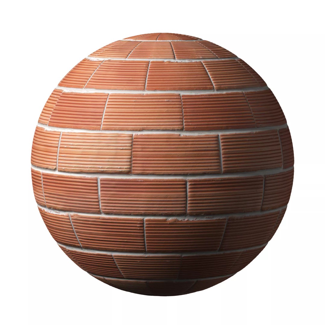 Block Wall Set 05 3D Model – Architectural Textures, PBR, FBX, OBJ - View 7
