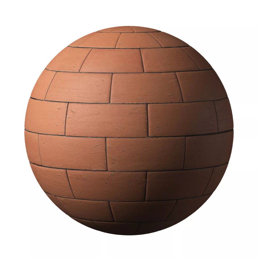 Block Wall Set 05 3D Model – Architectural Textures, PBR, FBX, OBJ - View 8