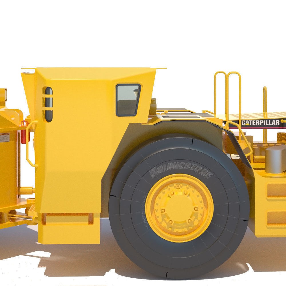 Underground Mining Loader Cat R1600G 3D Model – High Poly PBR Asset, FBX - View 11