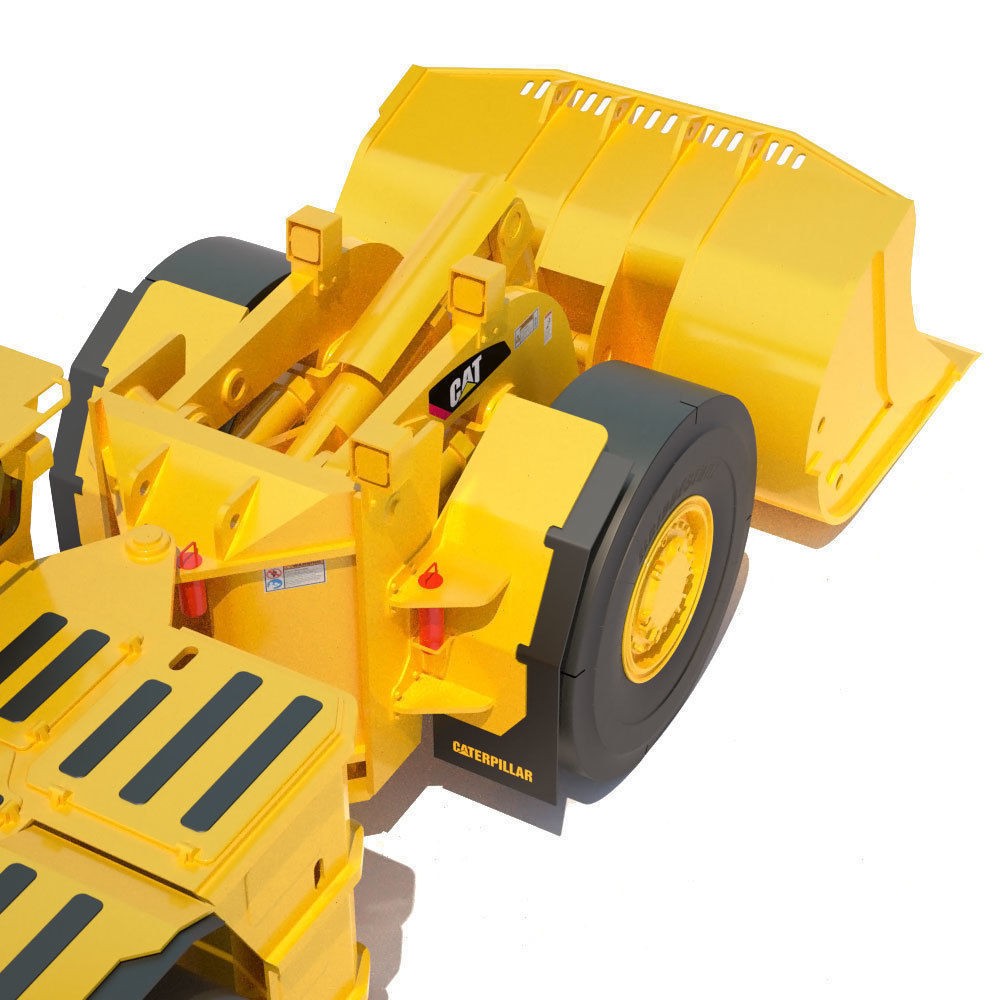 Underground Mining Loader Cat R1600G 3D Model – High Poly PBR Asset, FBX - View 16
