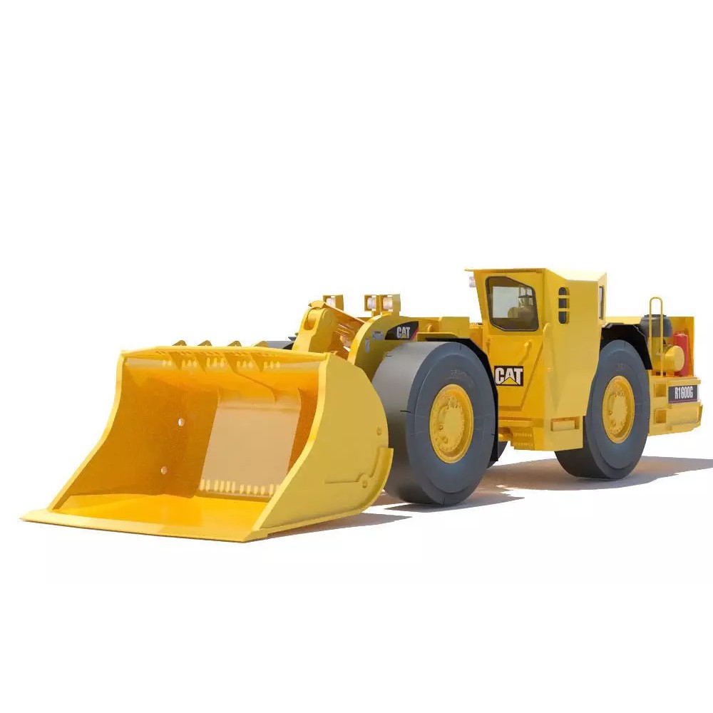 Underground Mining Loader Cat R1600G 3D Model – High Poly PBR Asset, FBX - View 2