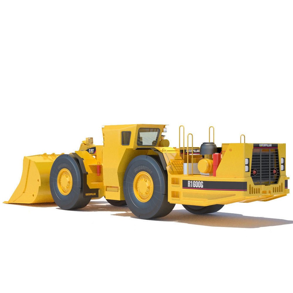 Underground Mining Loader Cat R1600G 3D Model – High Poly PBR Asset, FBX - View 5