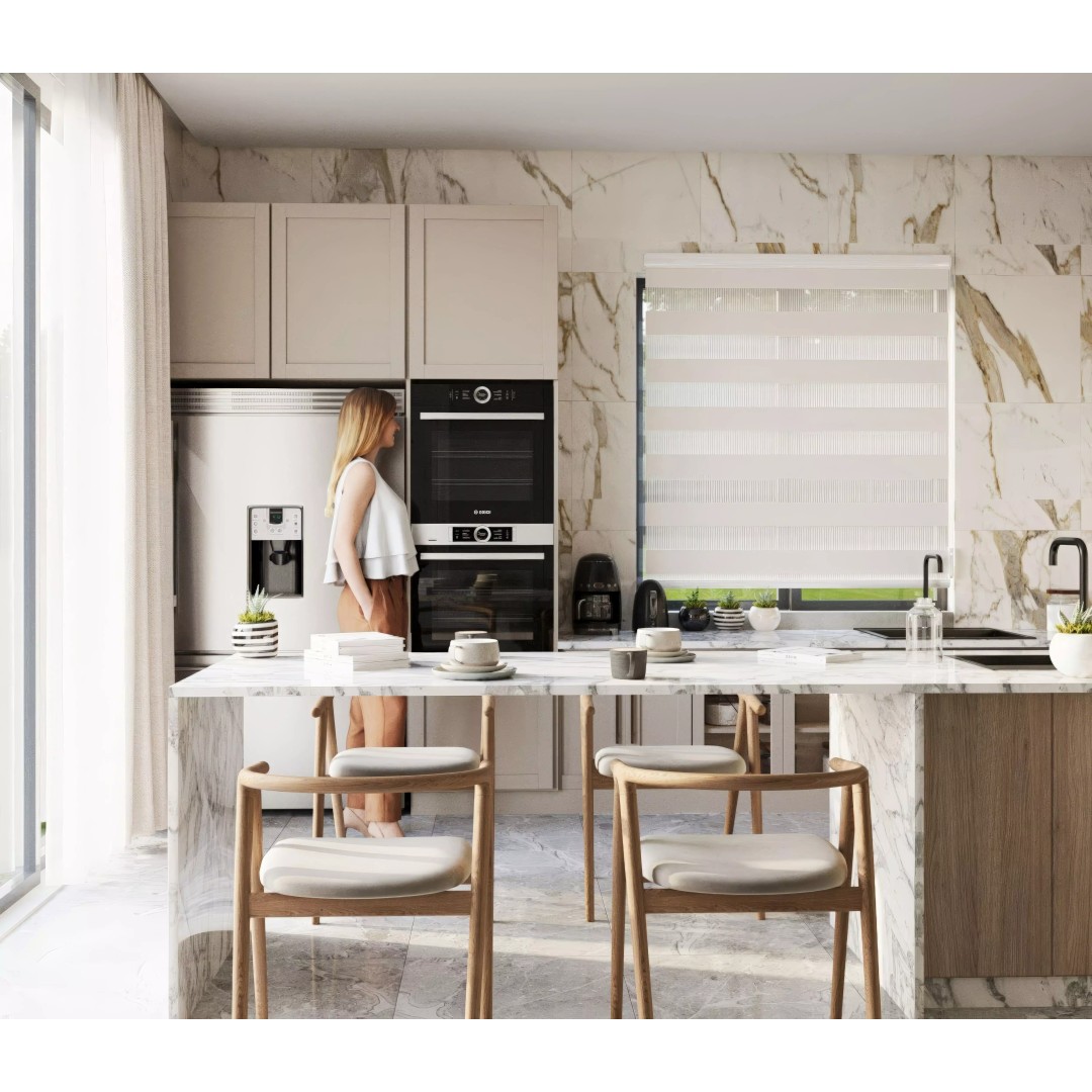 Modern Luxury Kitchen 3D Model – Minimalist Design with PBR Textures - View 6