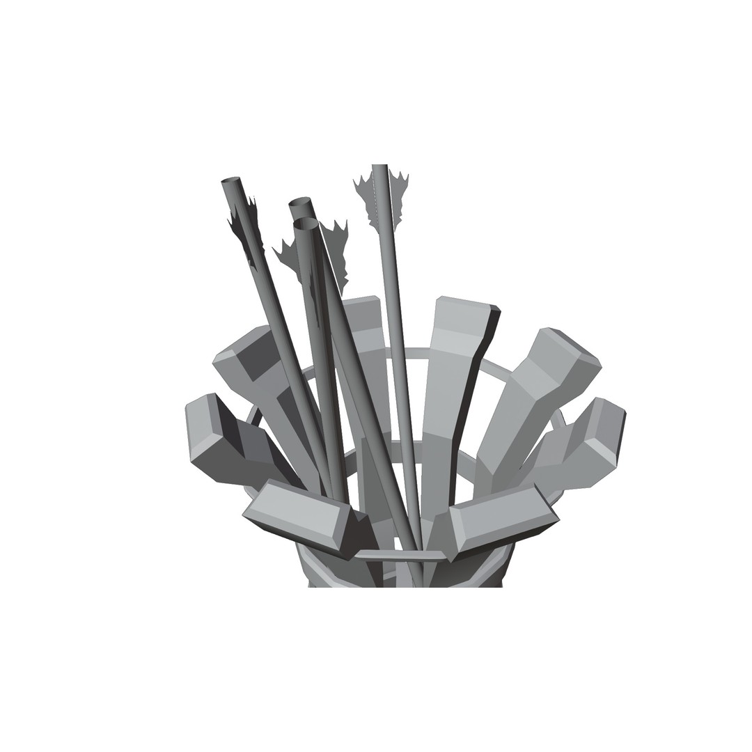 Medieval Siege Weapons Pack I 3D Model – Low Poly Game-Ready Assets, FBX, OBJ, Blender - View 11