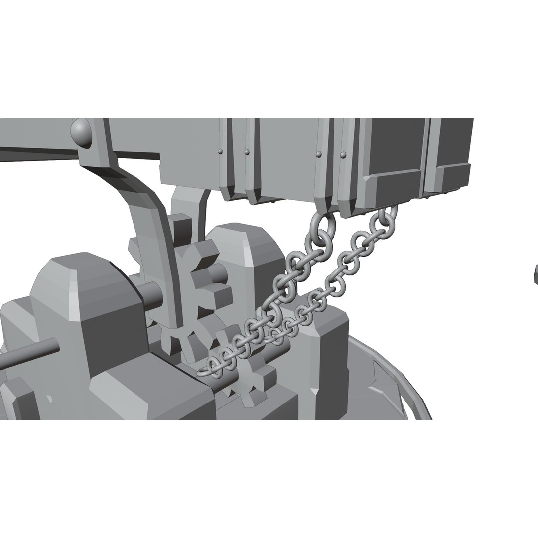 Medieval Siege Weapons Pack I 3D Model – Low Poly Game-Ready Assets, FBX, OBJ, Blender - View 12