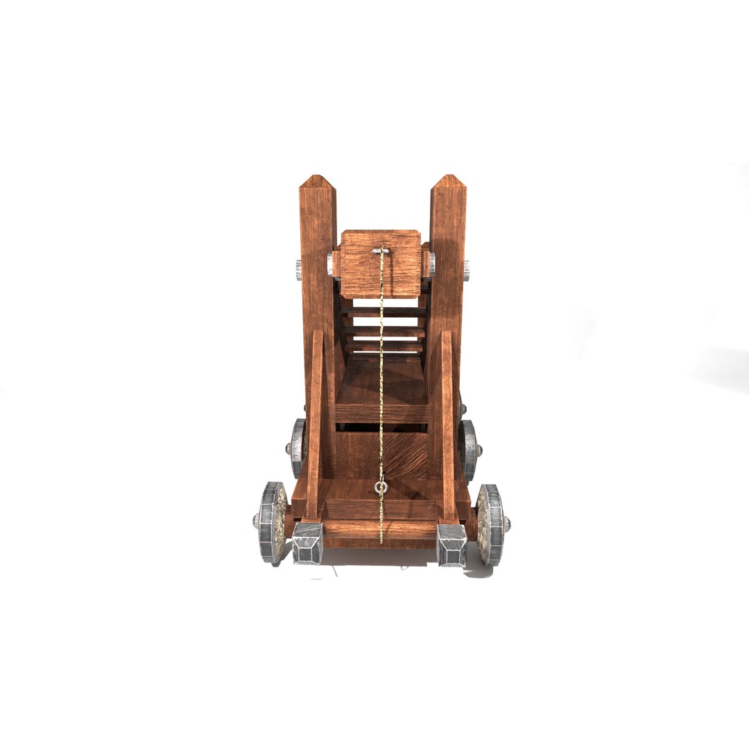 Medieval Siege Weapons Pack I 3D Model – Low Poly Game-Ready Assets, FBX, OBJ, Blender - View 23