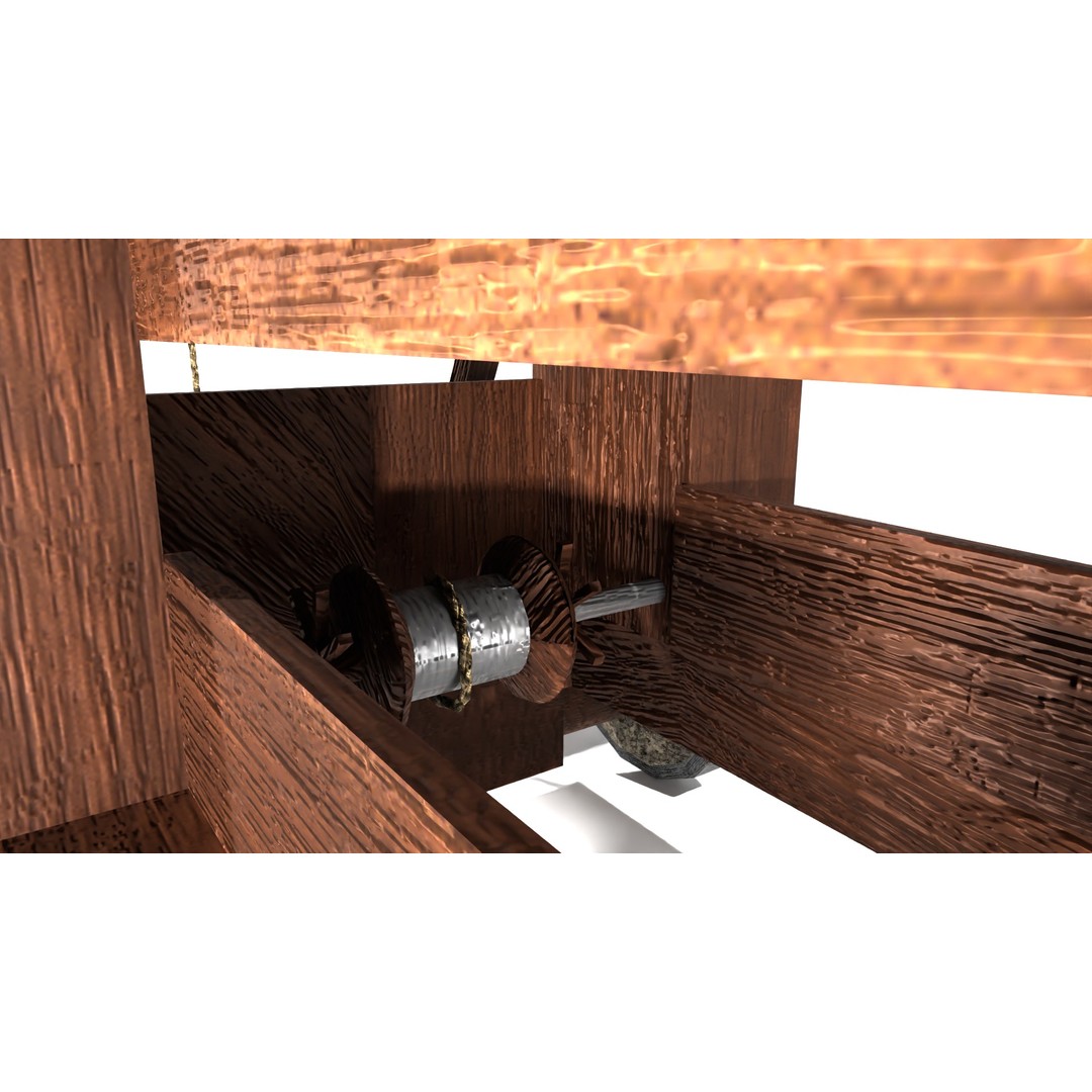 Medieval Siege Weapons Pack I 3D Model – Low Poly Game-Ready Assets, FBX, OBJ, Blender - View 24