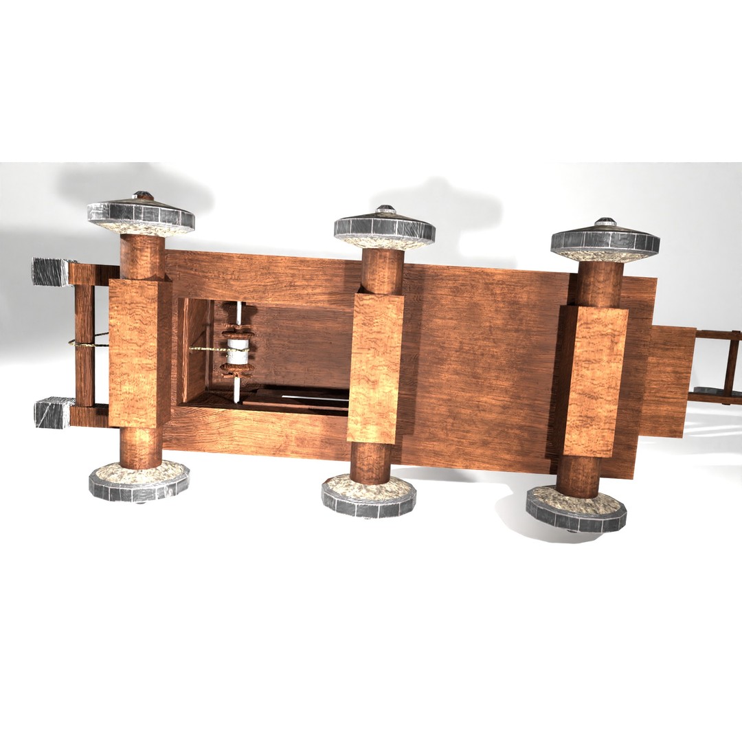 Medieval Siege Weapons Pack I 3D Model – Low Poly Game-Ready Assets, FBX, OBJ, Blender - View 25