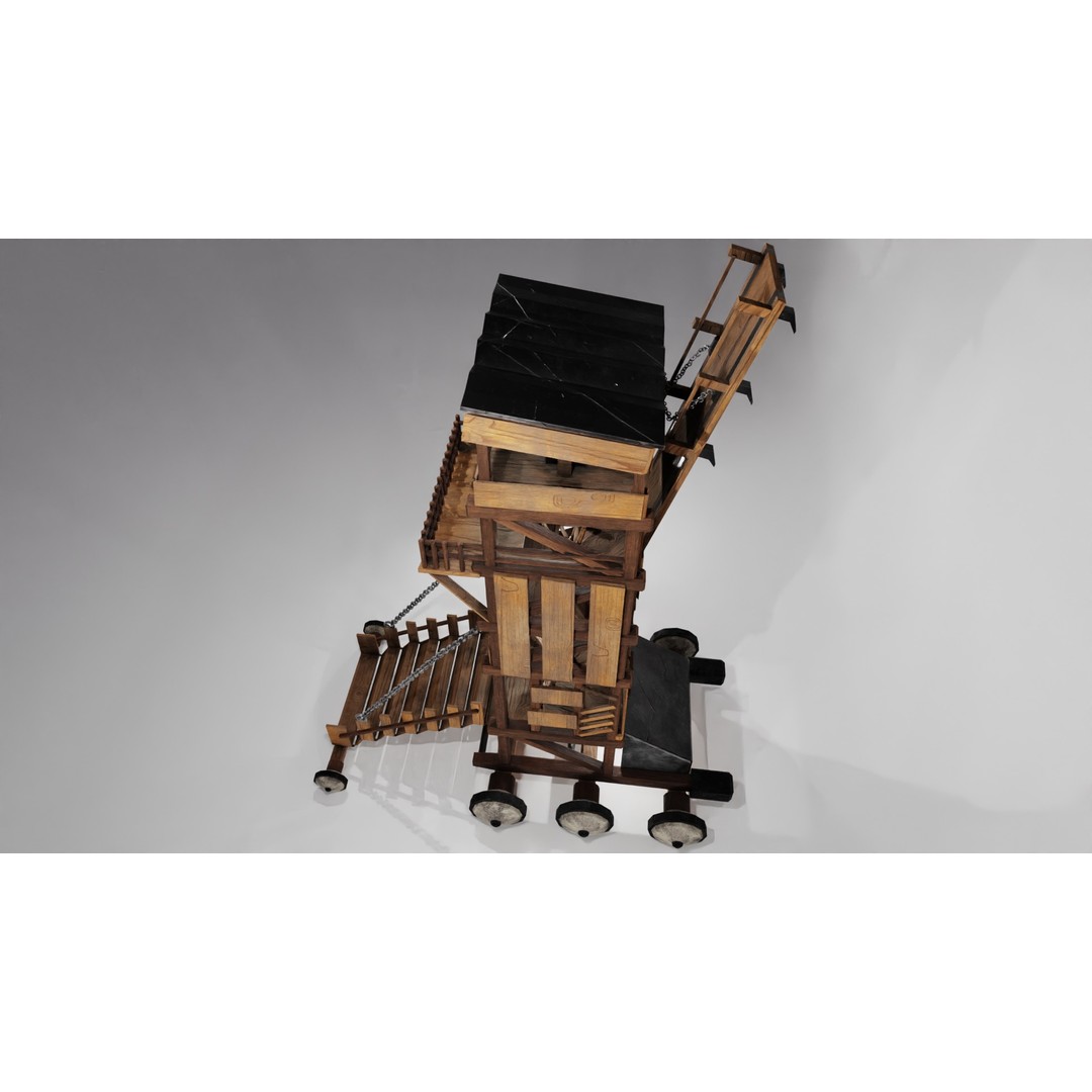 Medieval Siege Weapons Pack I 3D Model – Low Poly Game-Ready Assets, FBX, OBJ, Blender - View 28