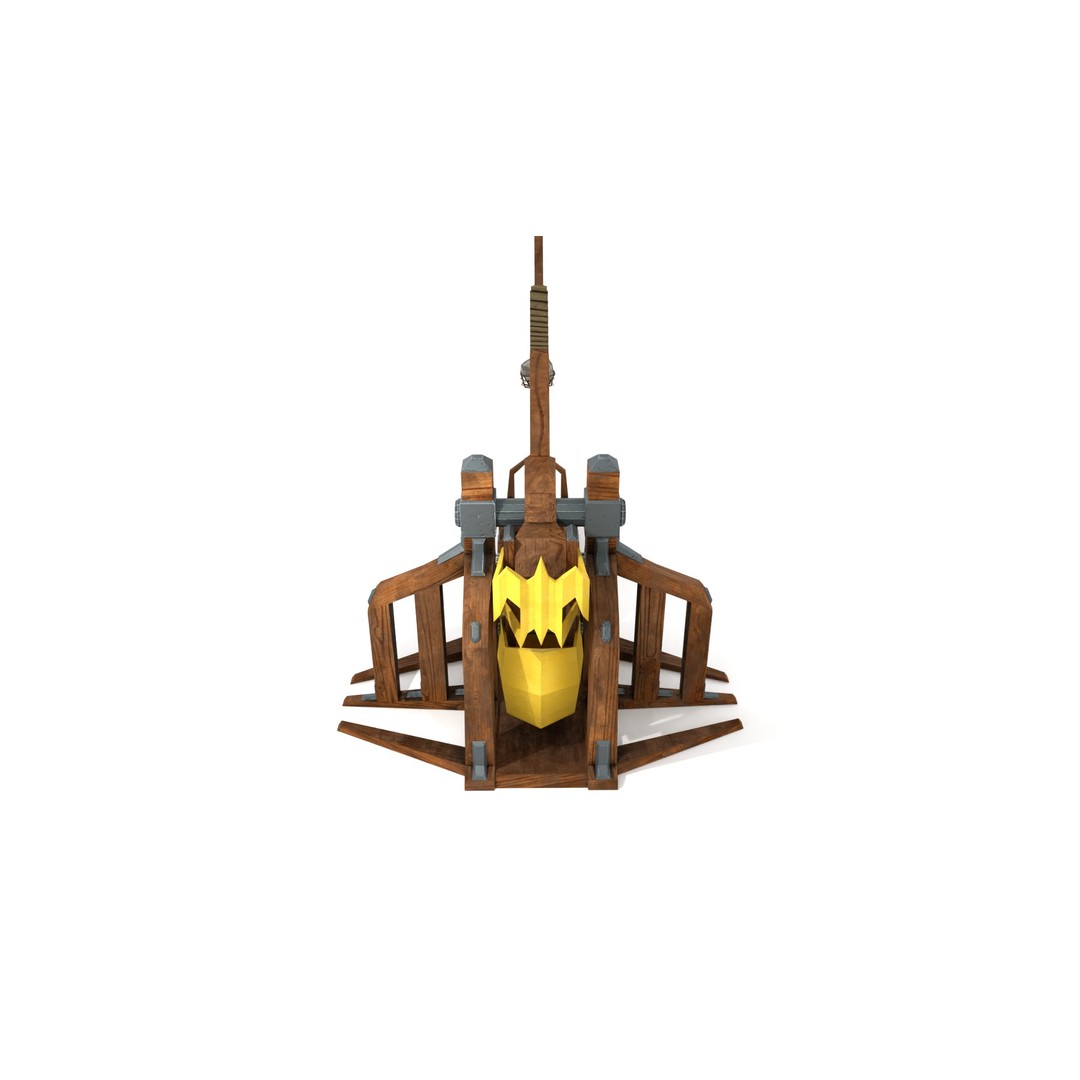 Medieval Siege Weapons Pack I 3D Model – Low Poly Game-Ready Assets, FBX, OBJ, Blender - View 39