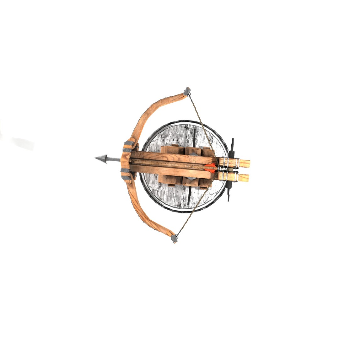 Medieval Siege Weapons Pack I 3D Model – Low Poly Game-Ready Assets, FBX, OBJ, Blender - View 4