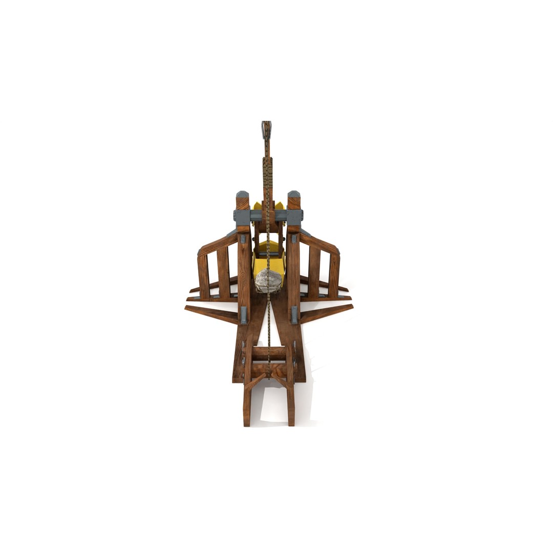 Medieval Siege Weapons Pack I 3D Model – Low Poly Game-Ready Assets, FBX, OBJ, Blender - View 40