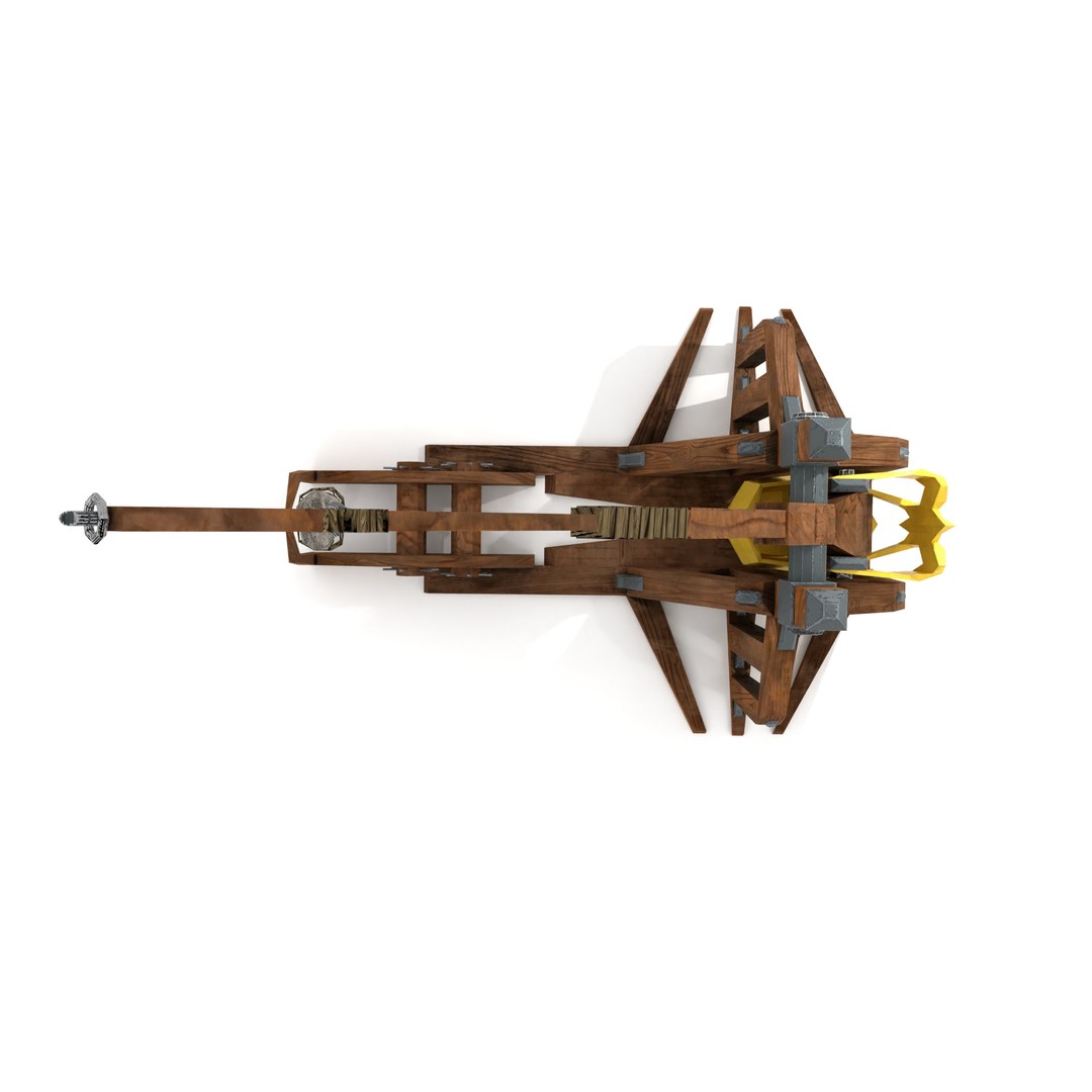 Medieval Siege Weapons Pack I 3D Model – Low Poly Game-Ready Assets, FBX, OBJ, Blender - View 45
