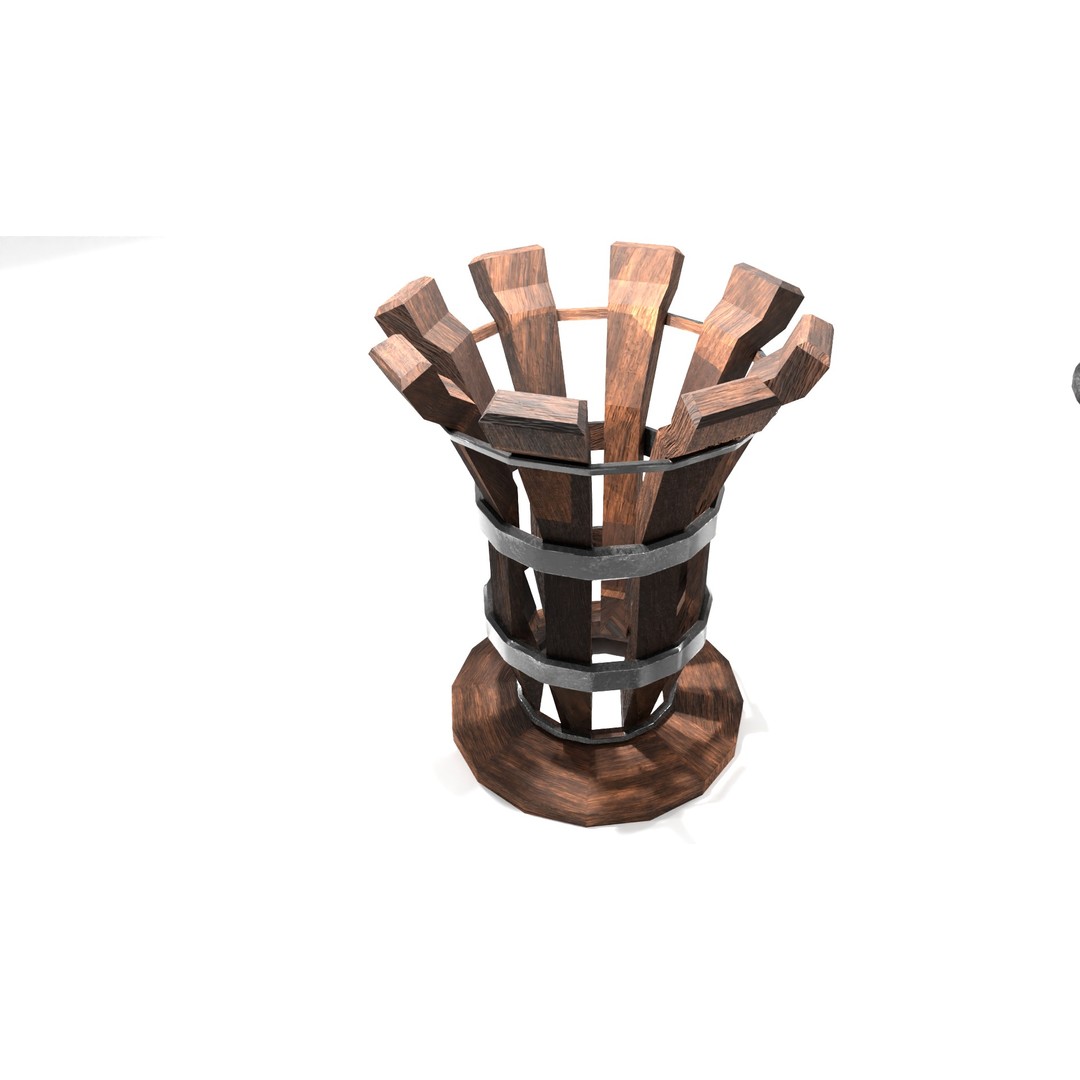 Medieval Siege Weapons Pack I 3D Model – Low Poly Game-Ready Assets, FBX, OBJ, Blender - View 8