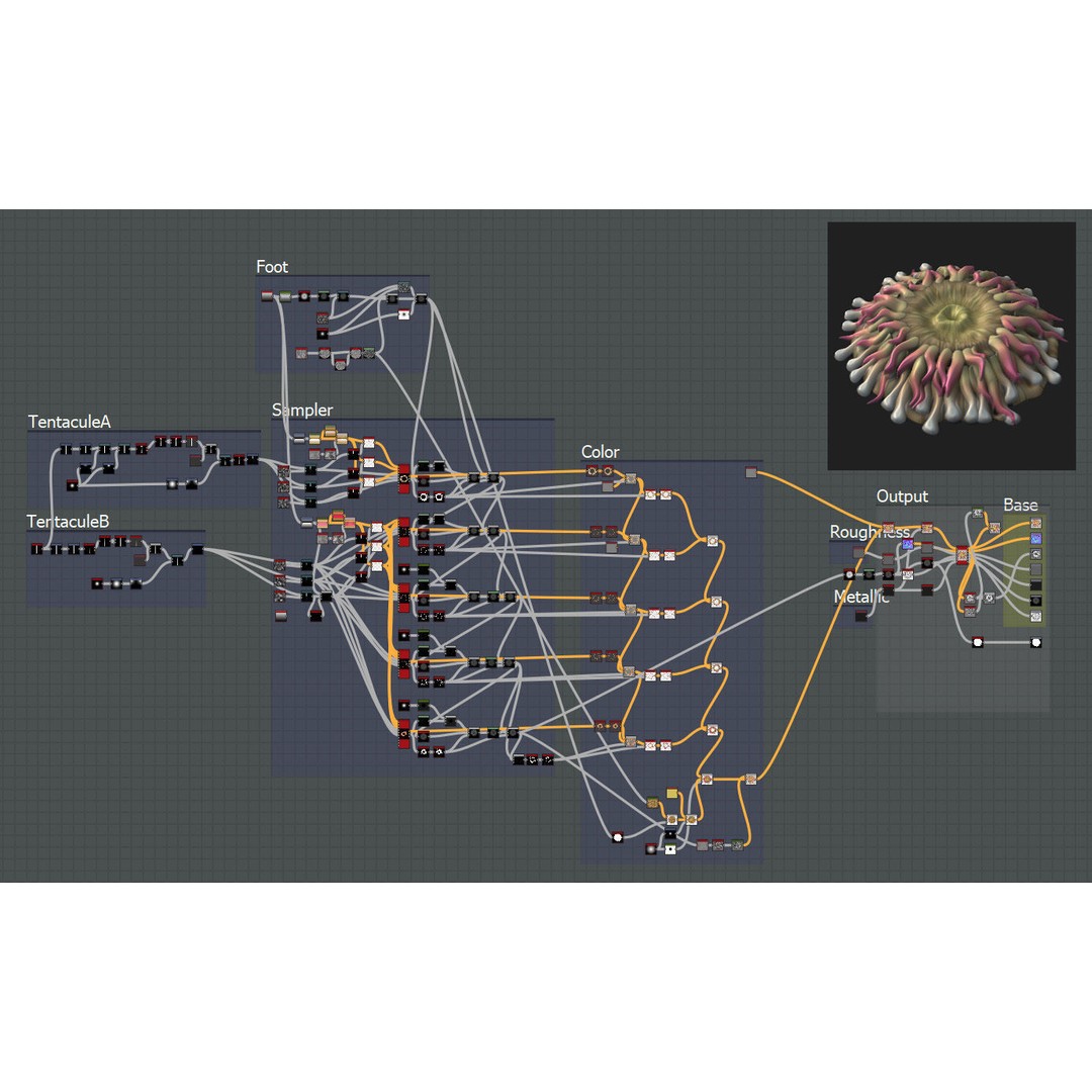 Coral Reef 3D Model – PBR Tileable Texture for Underwater Scenes - View 12
