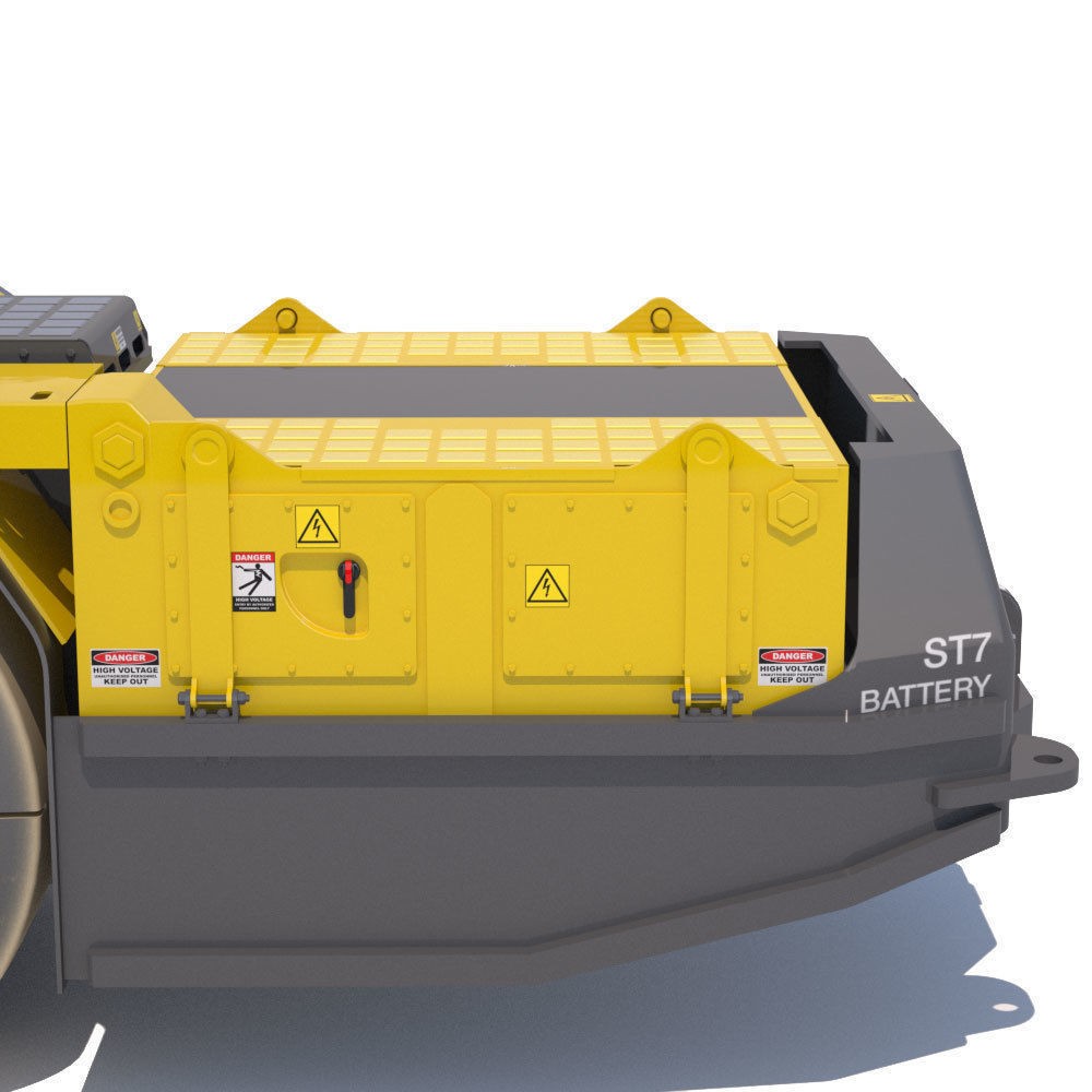 Atlas Copco Scooptram ST7 3D Model – High Poly Battery-Powered Loader - View 14