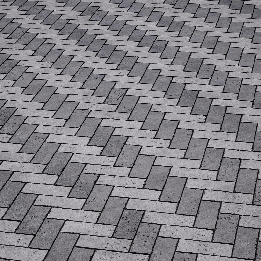 Pavement Base Material 3D Model – PBR Textures, SBS/SBSAR Formats