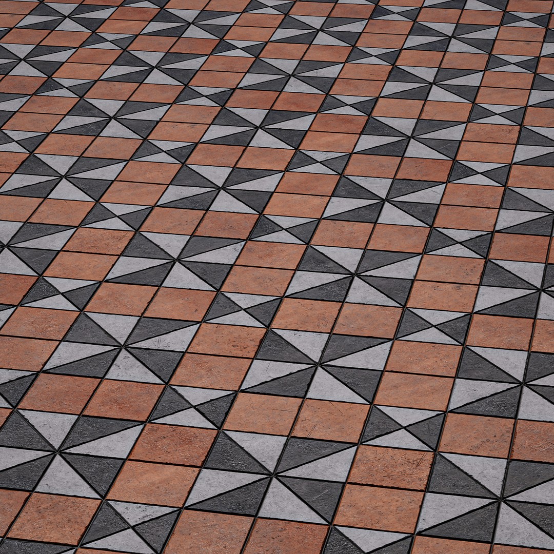 Pavement Base Material 3D Model – PBR Textures, SBS/SBSAR Formats - View 10