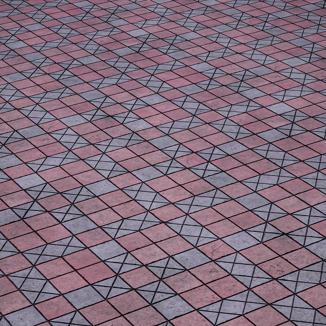 Pavement Base Material 3D Model – PBR Textures, SBS/SBSAR Formats - View 11