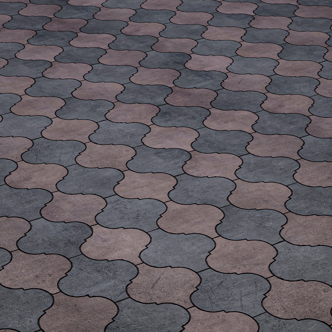 Pavement Base Material 3D Model – PBR Textures, SBS/SBSAR Formats - View 14