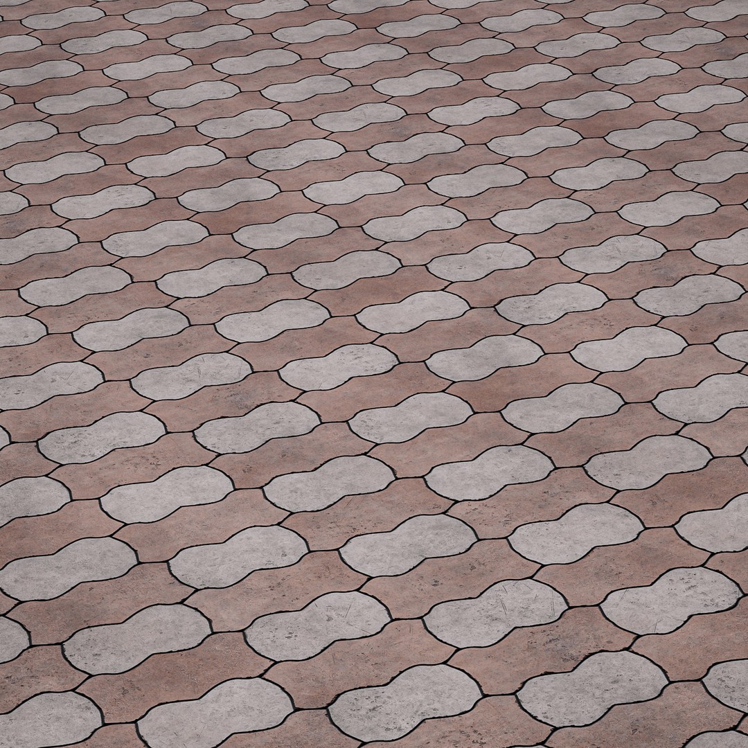 Pavement Base Material 3D Model – PBR Textures, SBS/SBSAR Formats - View 17