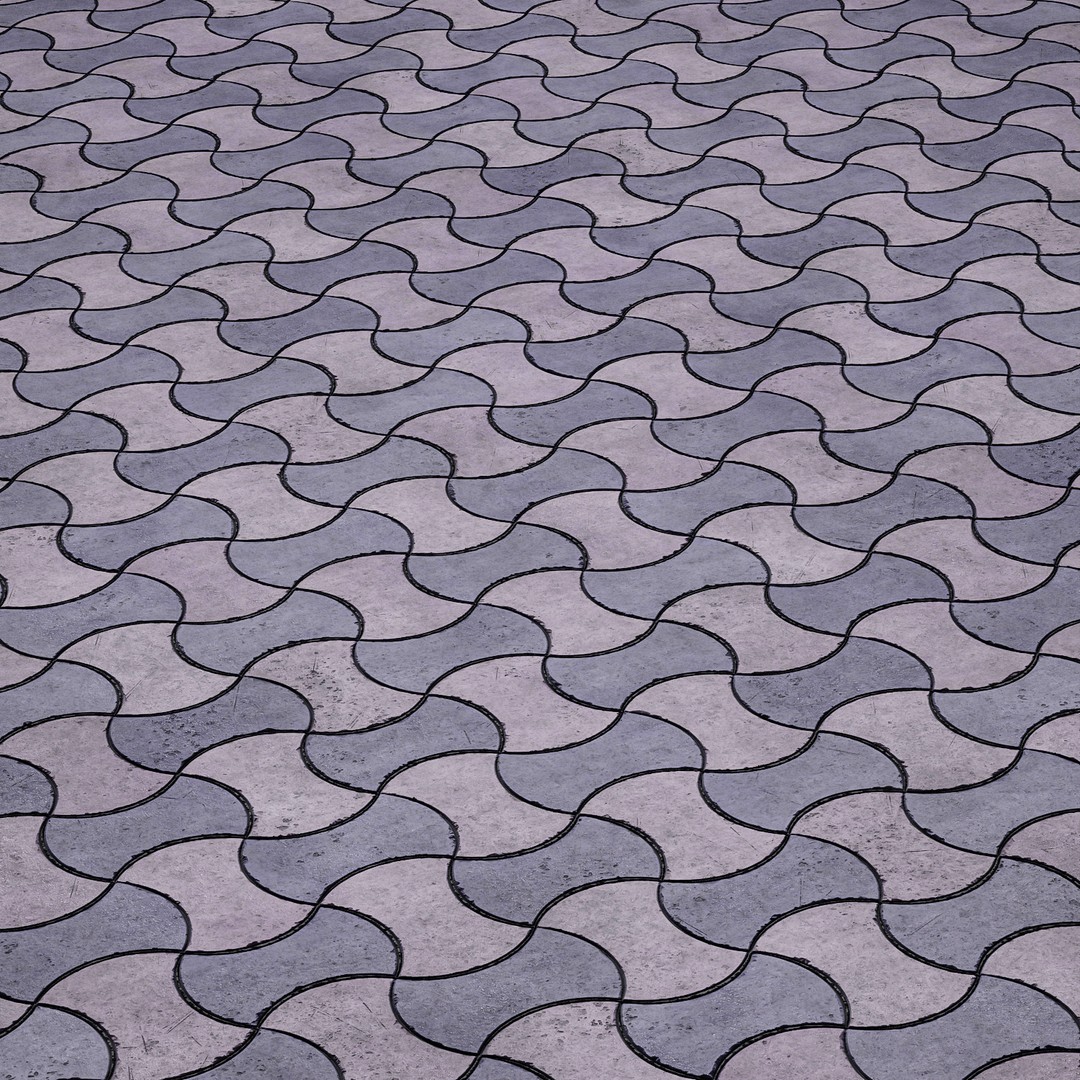 Pavement Base Material 3D Model – PBR Textures, SBS/SBSAR Formats - View 19