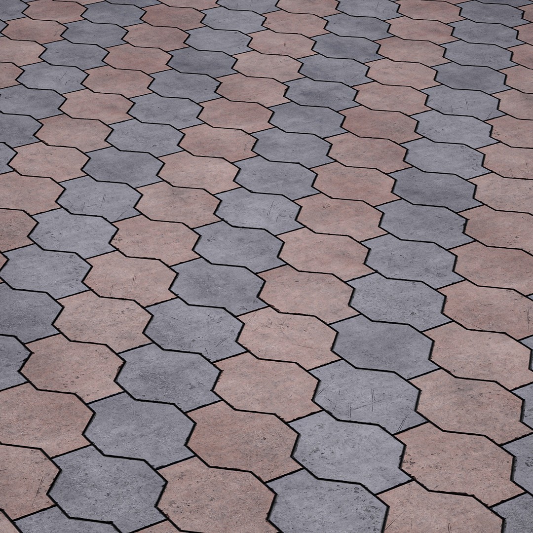 Pavement Base Material 3D Model – PBR Textures, SBS/SBSAR Formats - View 21