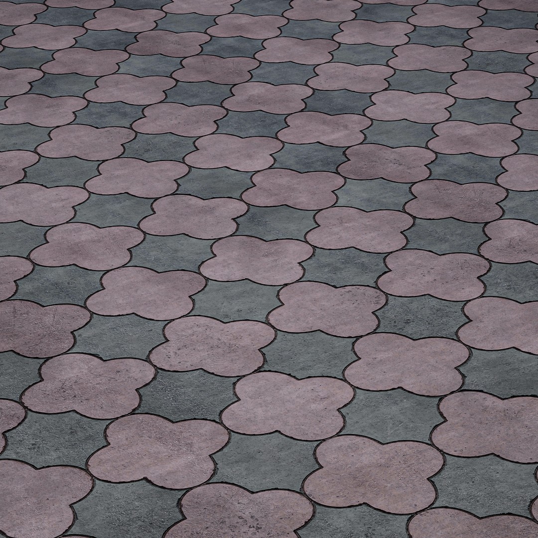 Pavement Base Material 3D Model – PBR Textures, SBS/SBSAR Formats - View 23