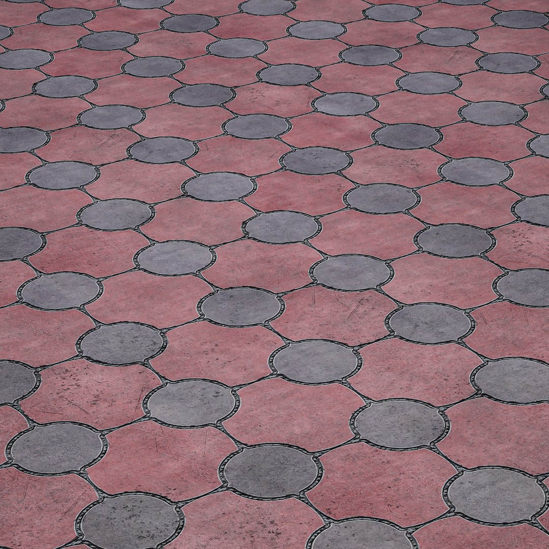 Pavement Base Material 3D Model – PBR Textures, SBS/SBSAR Formats - View 24