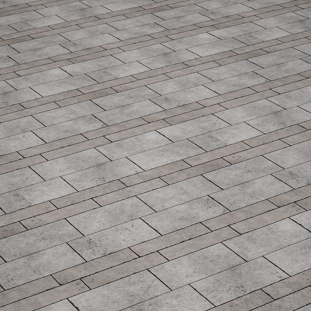 Pavement Base Material 3D Model – PBR Textures, SBS/SBSAR Formats - View 25