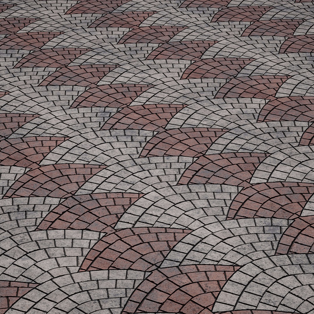Pavement Base Material 3D Model – PBR Textures, SBS/SBSAR Formats - View 30