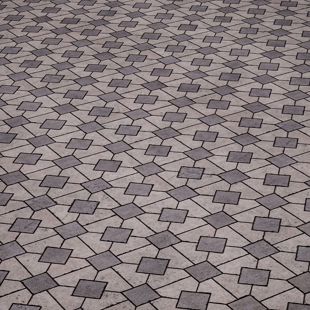 Pavement Base Material 3D Model – PBR Textures, SBS/SBSAR Formats - View 31