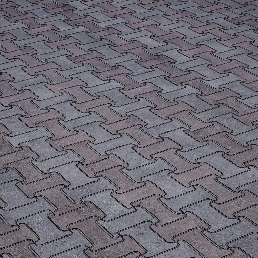 Pavement Base Material 3D Model – PBR Textures, SBS/SBSAR Formats - View 33