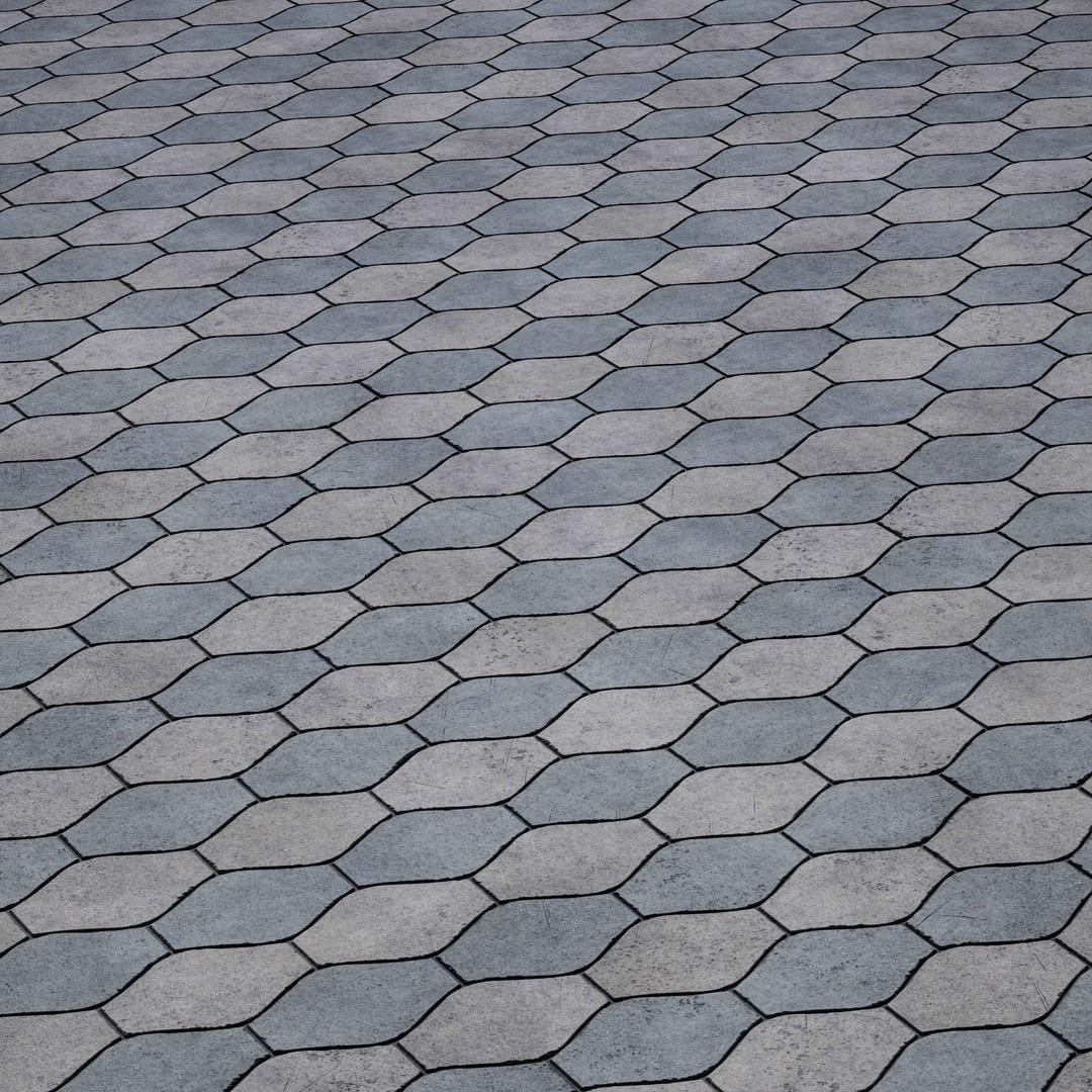 Pavement Base Material 3D Model – PBR Textures, SBS/SBSAR Formats - View 5