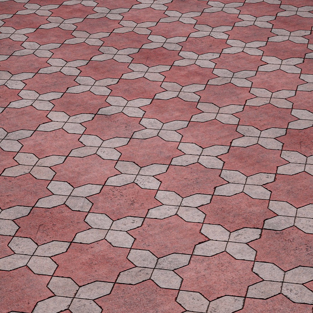 Pavement Base Material 3D Model – PBR Textures, SBS/SBSAR Formats - View 7