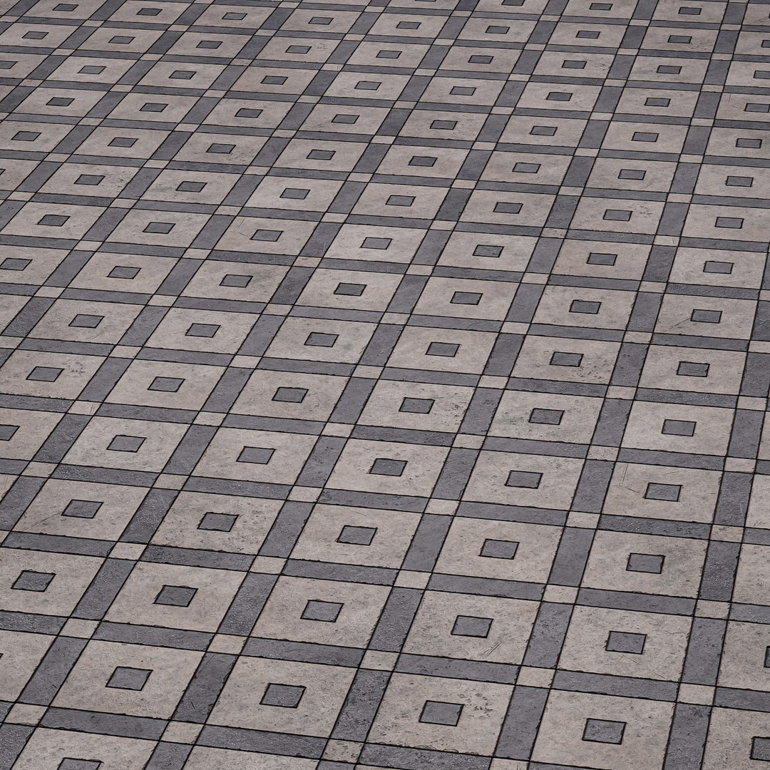 Pavement Base Material 3D Model – PBR Textures, SBS/SBSAR Formats - View 8