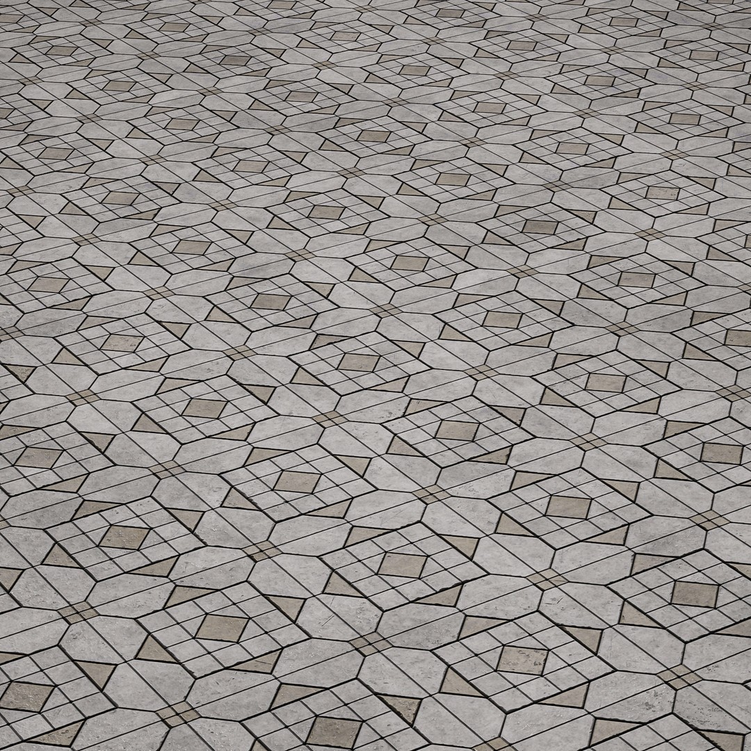 Pavement Base Material 3D Model – PBR Textures, SBS/SBSAR Formats - View 9