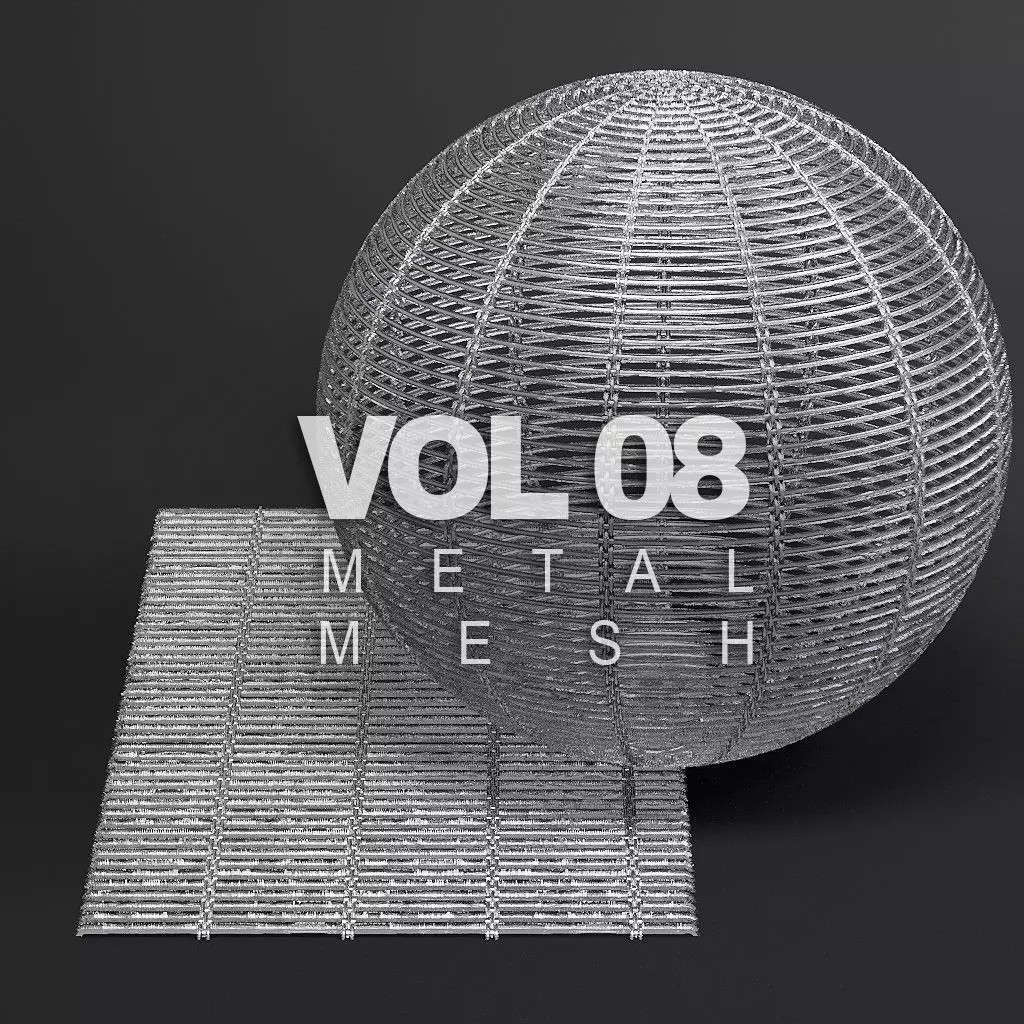 Metal 3D Model – Seamless PBR Textures, 8K Resolution - View 2