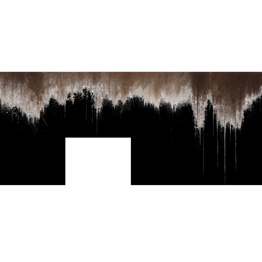 Rusty Drip Stains 3D Model – Grunge Overlay Textures, PNG - View 18