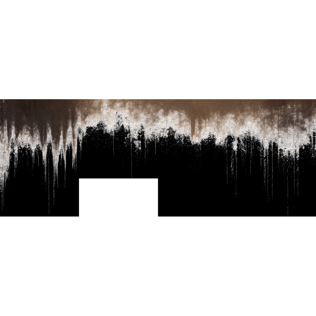 Rusty Drip Stains 3D Model – Grunge Overlay Textures, PNG - View 23