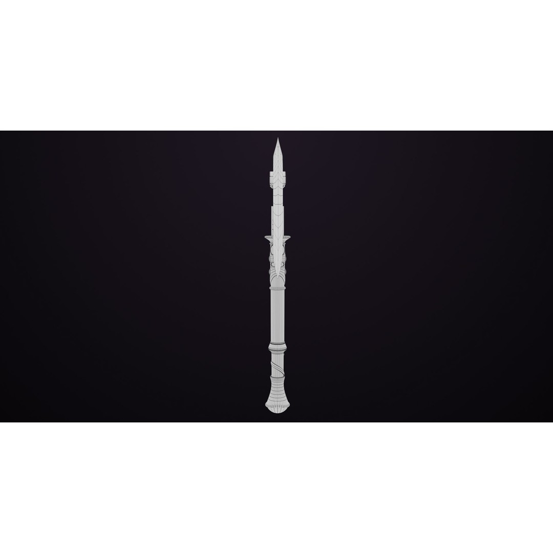 Battle Axe 3D Model – Low Poly PBR Weapon for Unity and Unreal - View 26