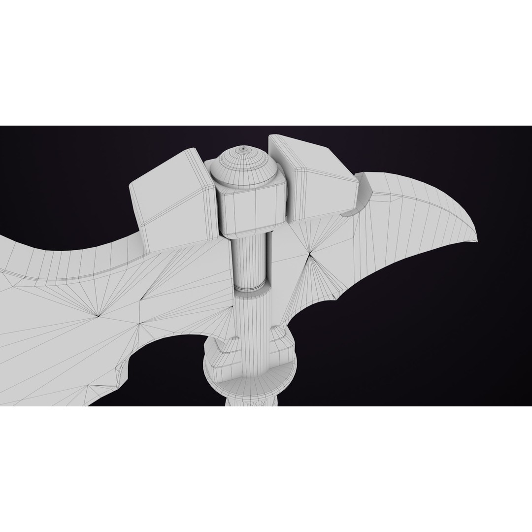 Battle Axe 3D Model – Low Poly PBR Weapon for Unity and Unreal - View 30
