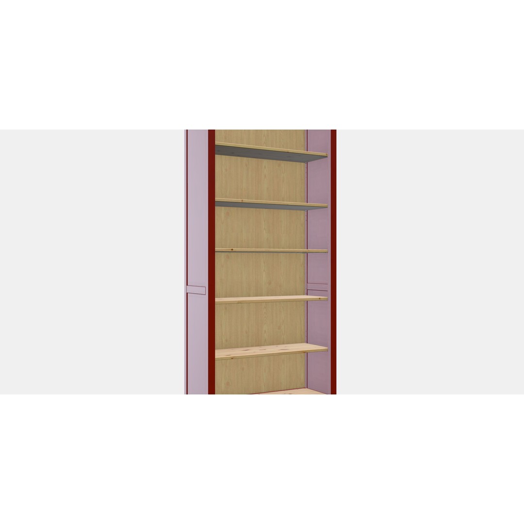 HEMNES Bookcase 3D Model – Low Poly PBR Furniture for Visualization - View 11