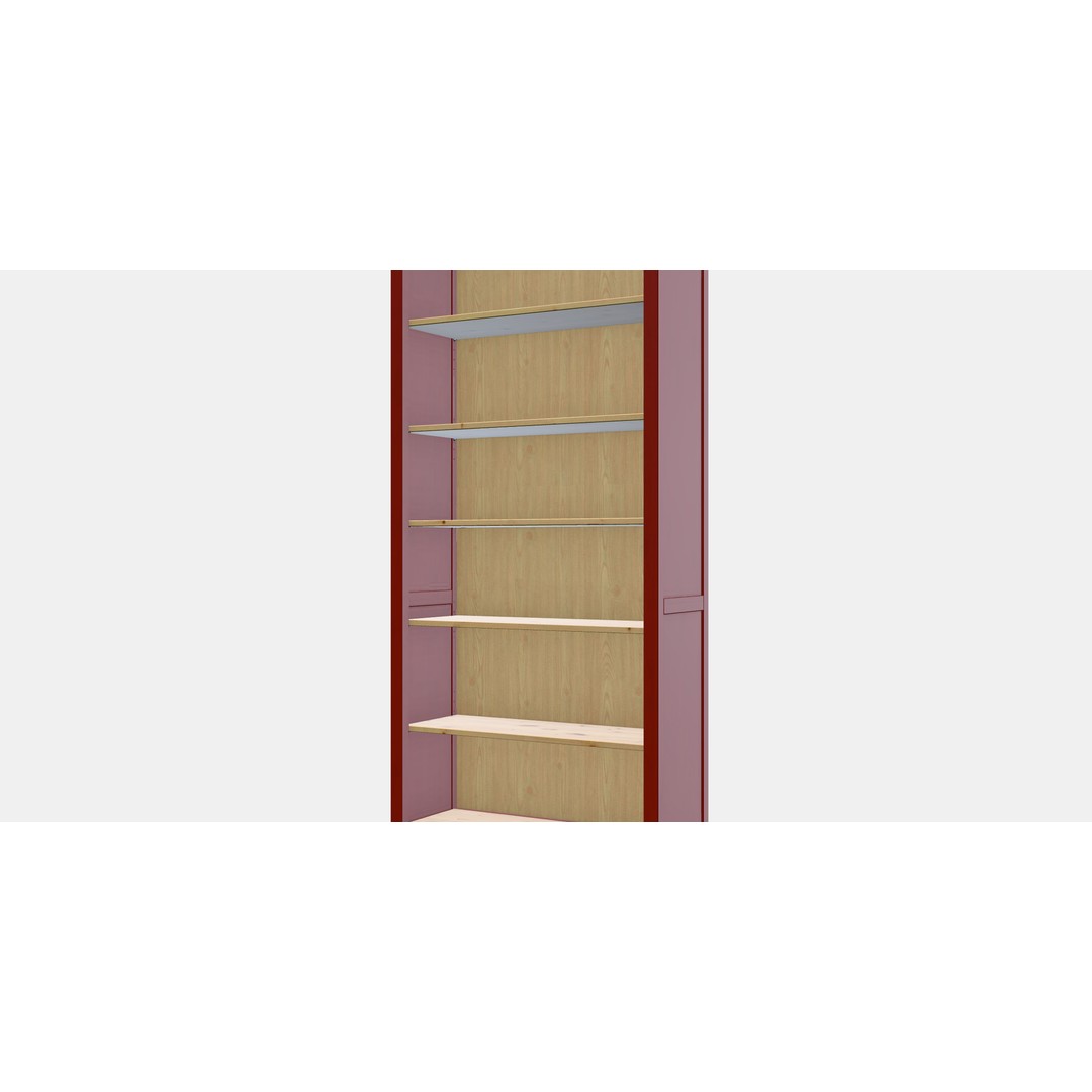 HEMNES Bookcase 3D Model – Low Poly PBR Furniture for Visualization - View 14