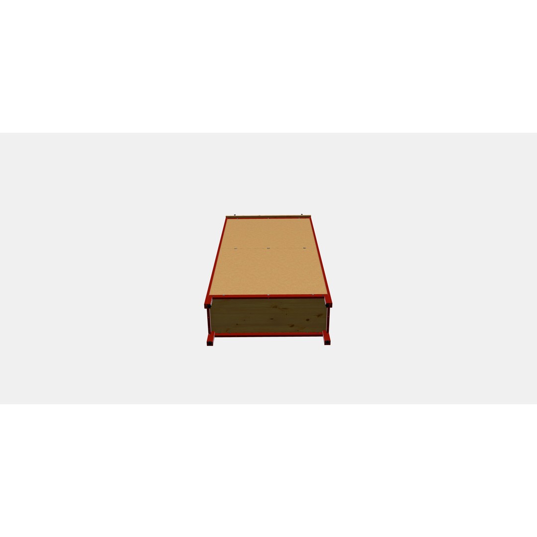 HEMNES Bookcase 3D Model – Low Poly PBR Furniture for Visualization - View 5